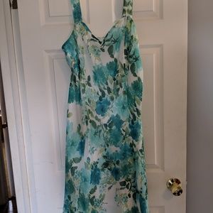 Floral Sundress Lined size 18 Woman Dressbarn
